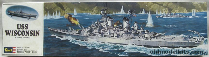 Revell 1/535 BB-65 USS Wisconsin - Iowa Class Battleship, H352 plastic model kit